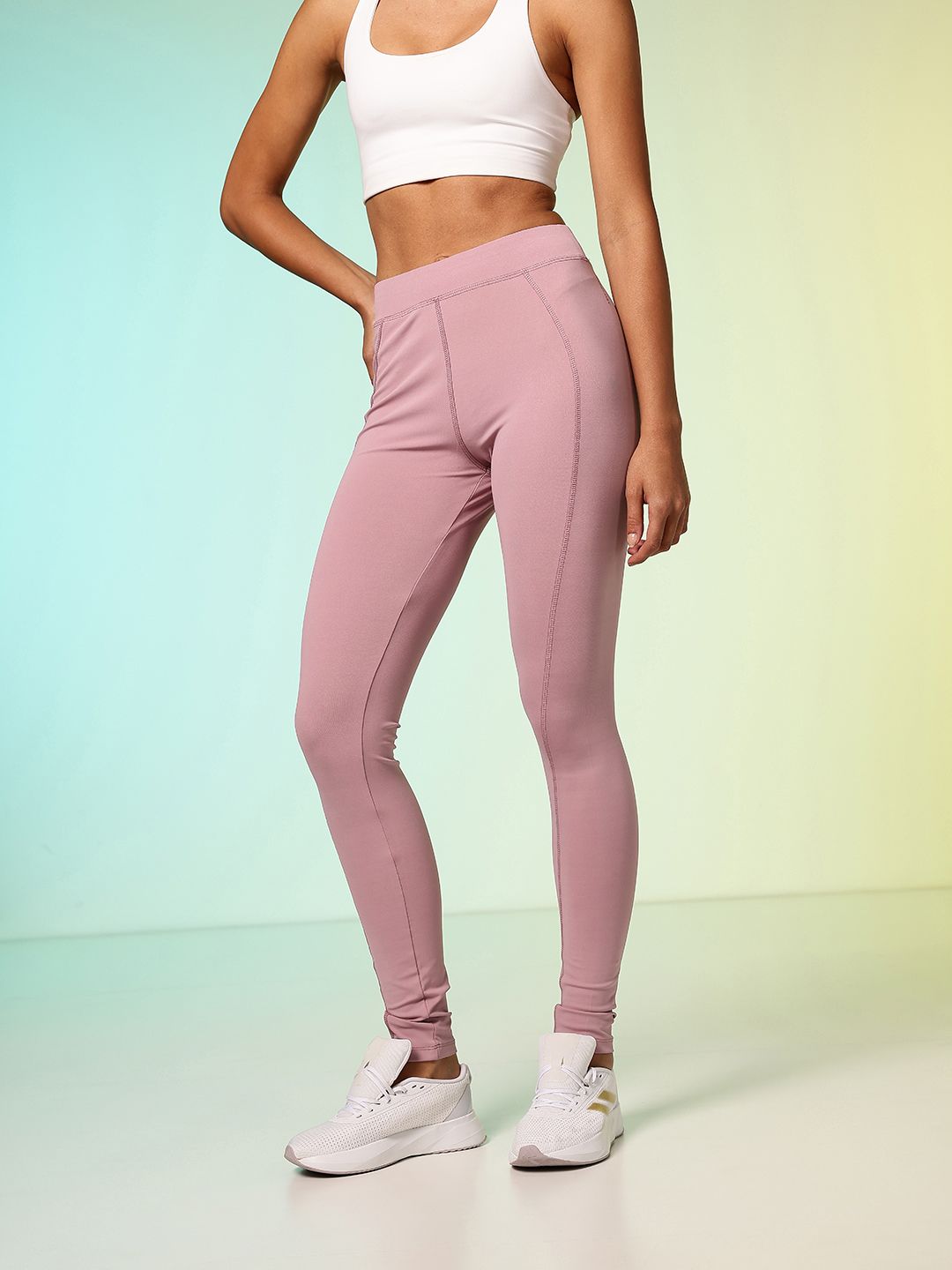 HRX by Hrithik Roshan Women Unity Story Rapid-Dry Printed Training Tights