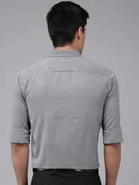 Park Avenue Self Design Slim Fit Formal Shirt
