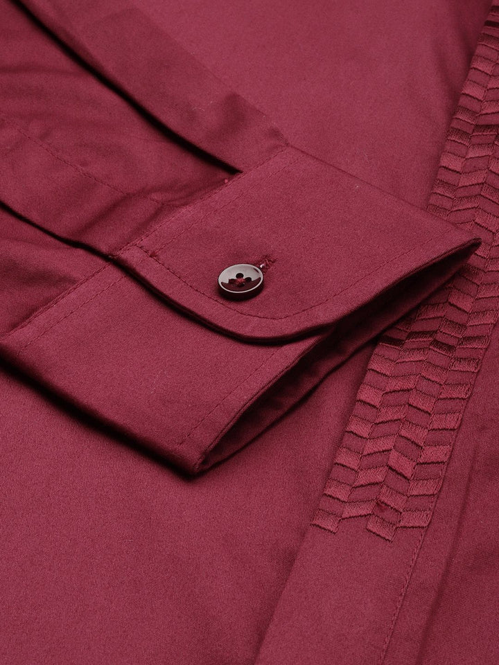 House of Pataudi Men Opaque Party Shirt