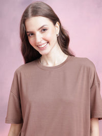 DressBerry Drop-Shoulder Oversized T-shirt