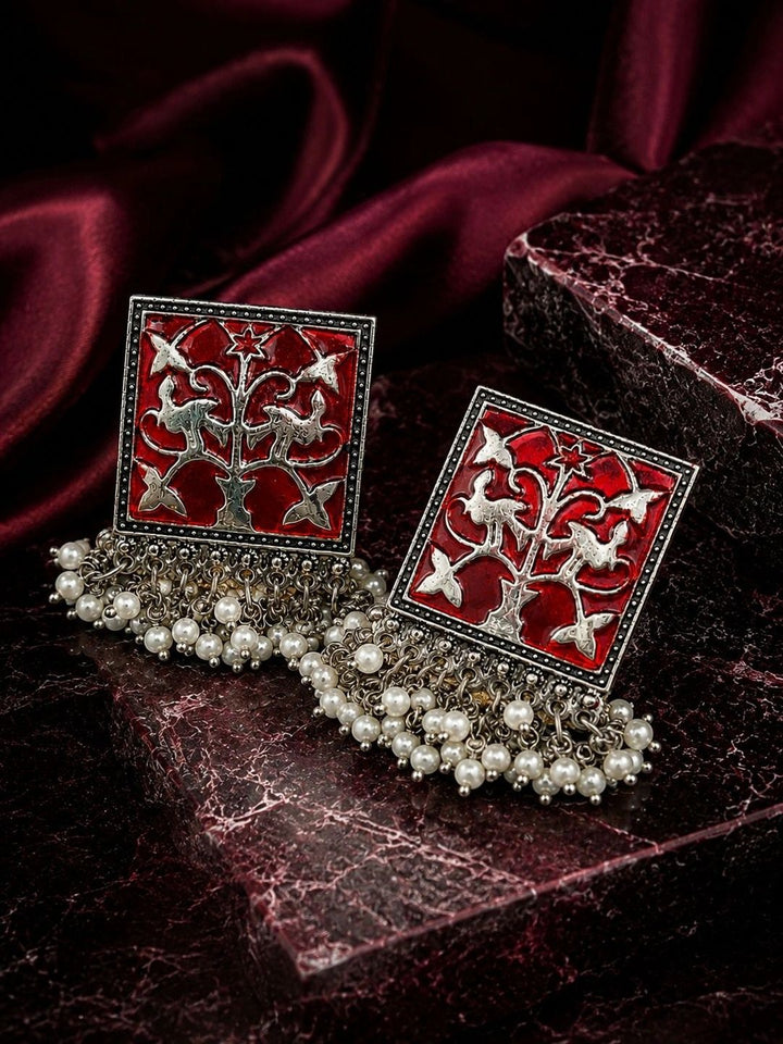 PANASH Square Drop Earrings