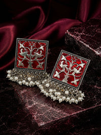 PANASH Square Drop Earrings