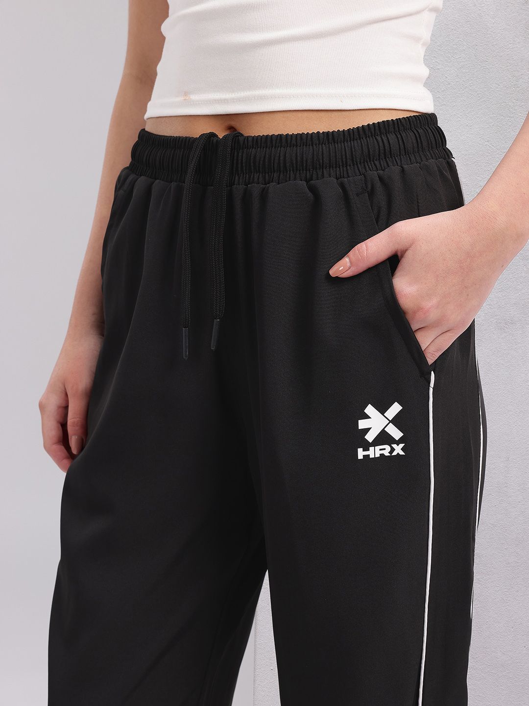 HRX by Hrithik Roshan Women Piping Detail Lifestyle Track Pants