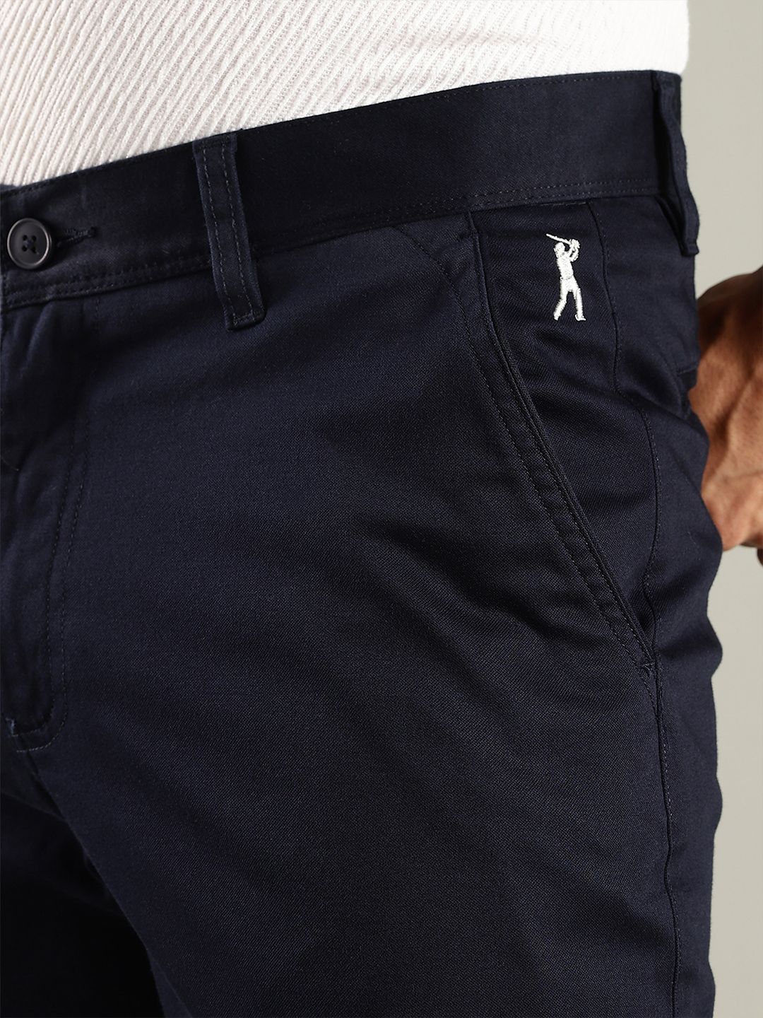 Thomas Scott Men Straight Fit Easy Wash Chinos Trousers
