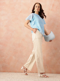 all about you Paisley Printed Flared Sleeve Top