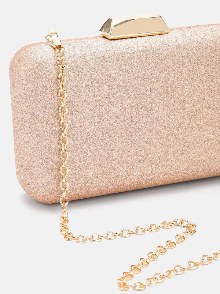 Lino Perros Women Shimmery Party Box Clutch