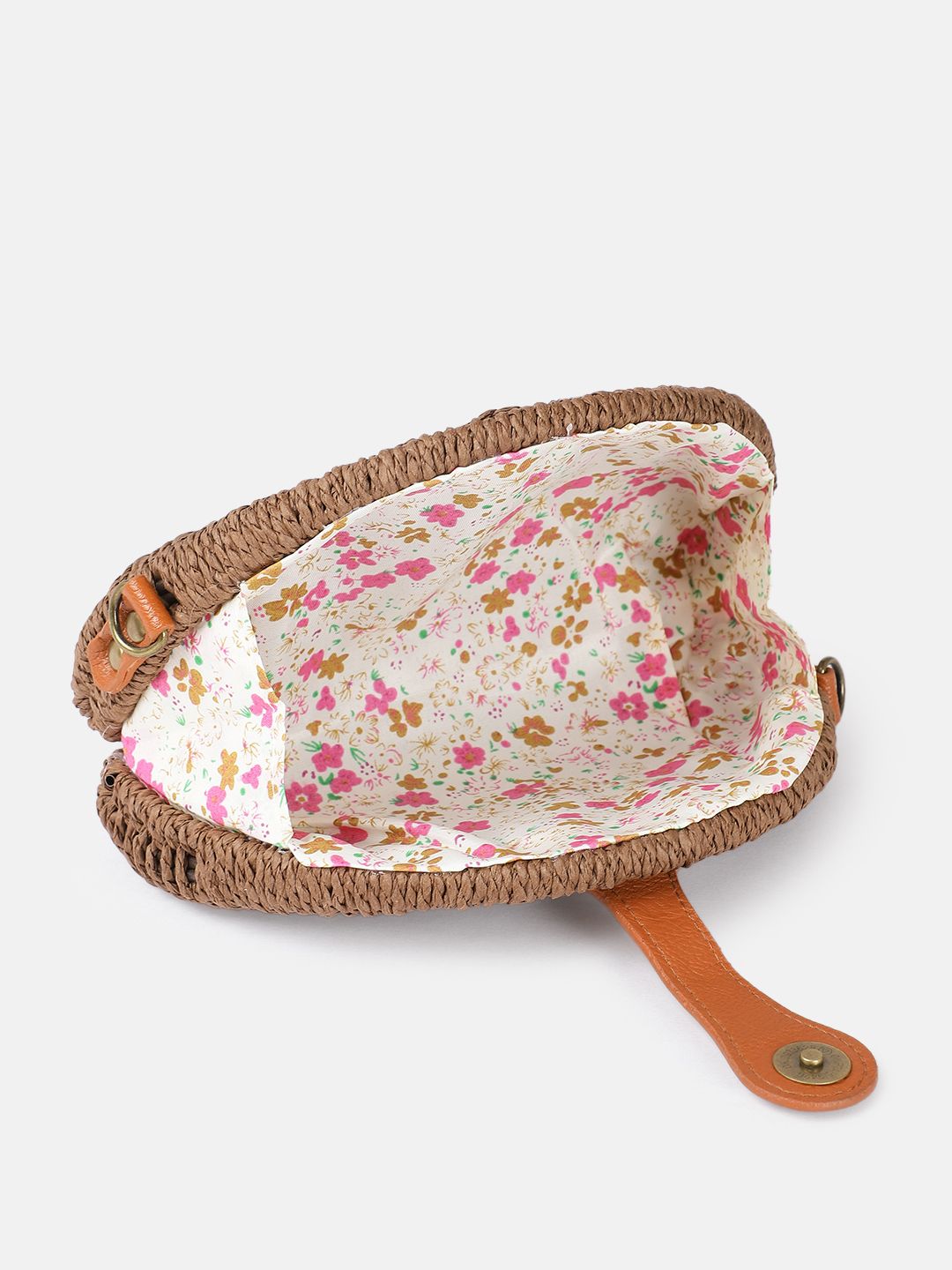 DressBerry Self Design Structured Sling Bag