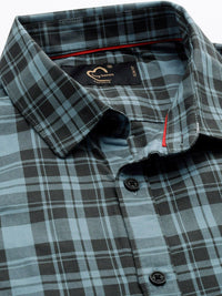 Being Human Slim Fit Checked Pure Cotton Casual Shirt