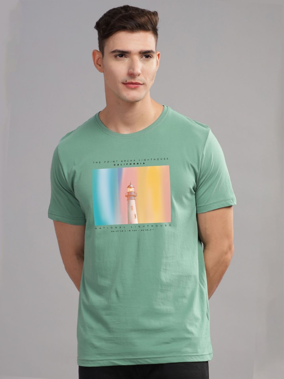 ADRO Men Printed T-shirt