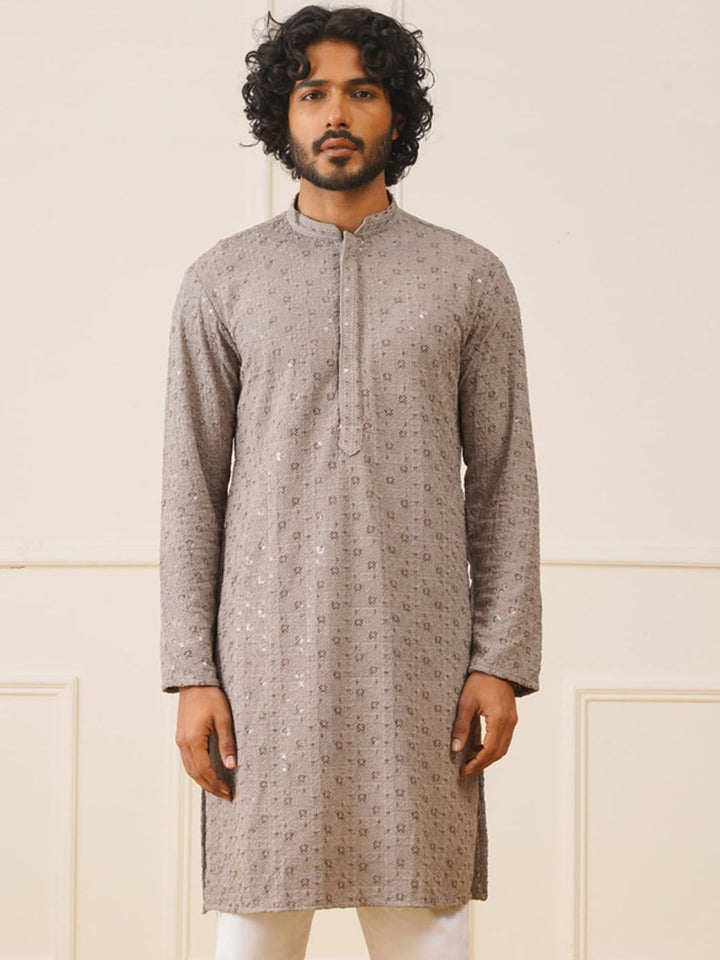 Jompers Embroidered Pure Cotton Strigth Kurtas