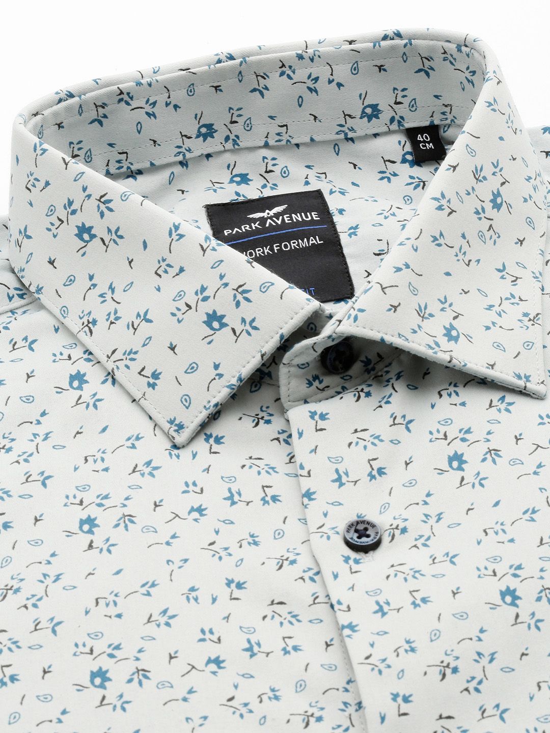 Park Avenue Slim Fit Floral Printed Formal Shirt