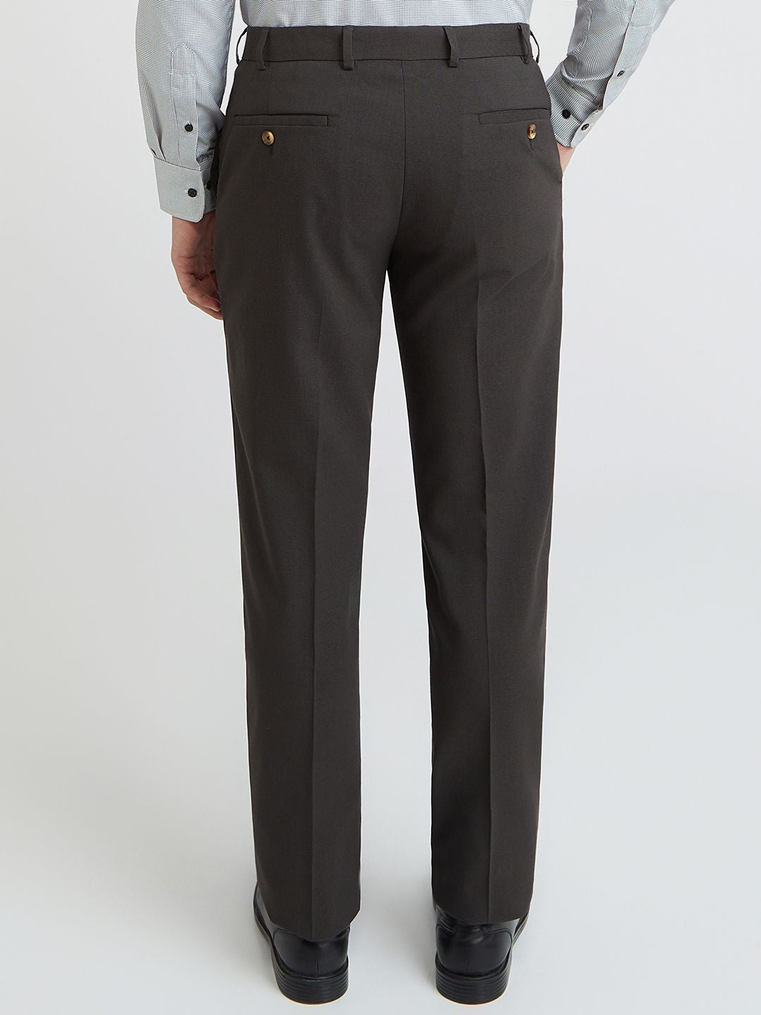 Park Avenue Men Textured Formal Trousers