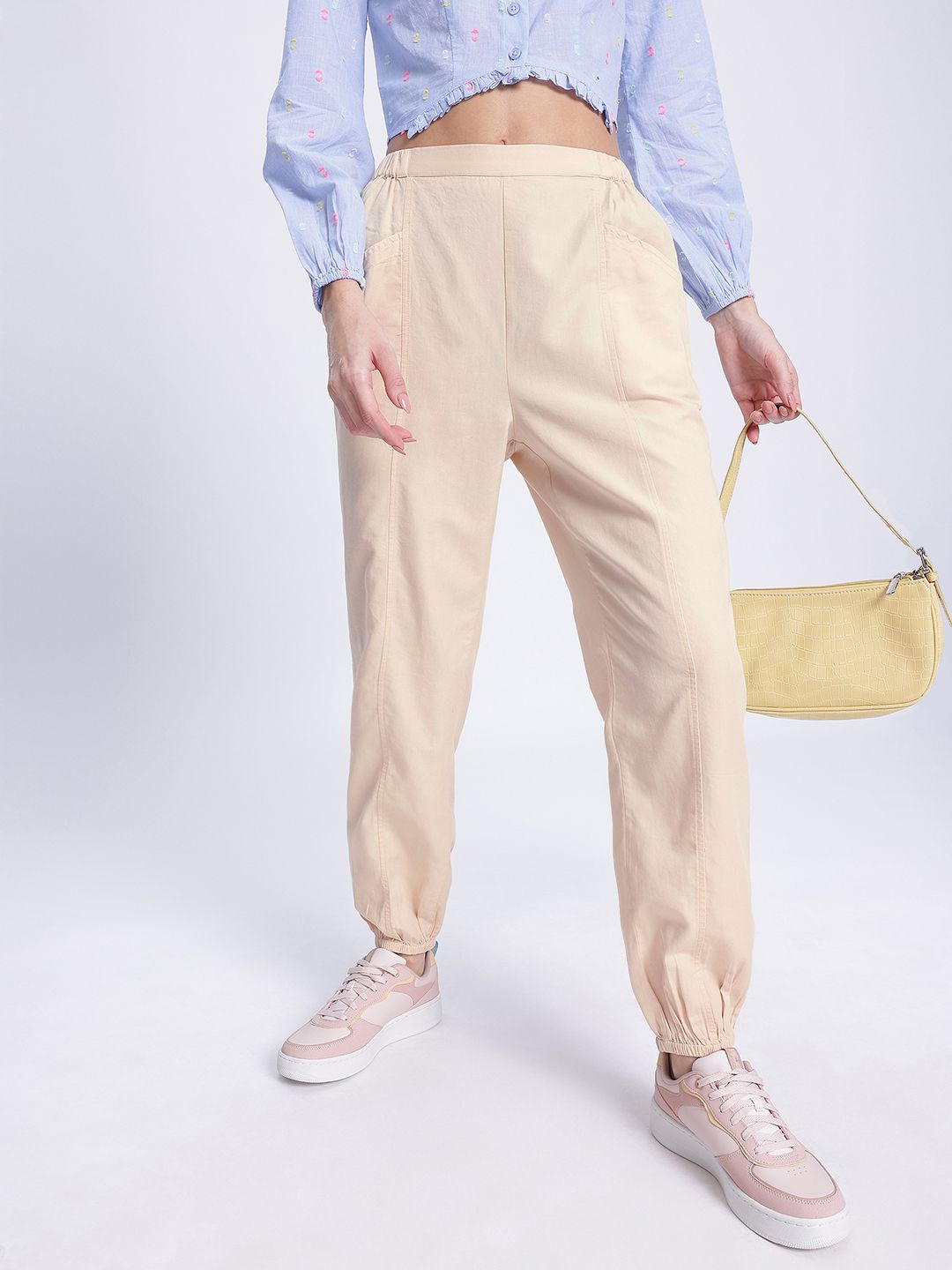 DressBerry Women Cozy Couture Jogger Style Trousers