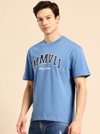 Being Human Typography Printed Drop-Shoulder Sleeves Pure Cotton T-shirt