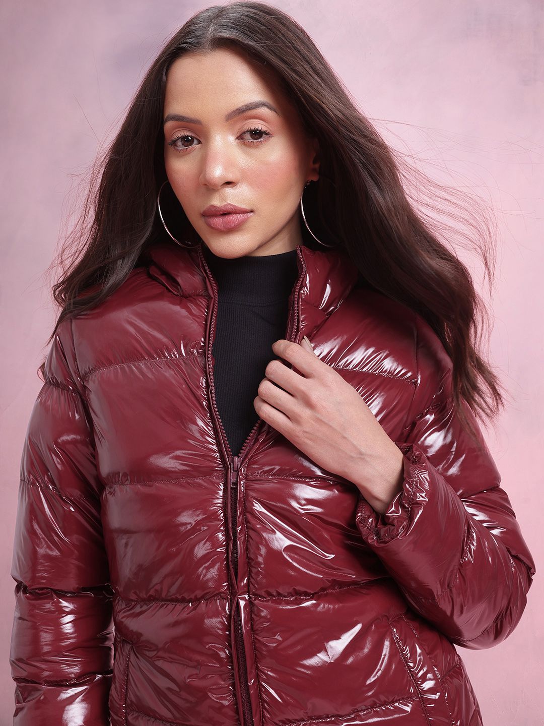 DressBerry Hooded Puffer Jacket