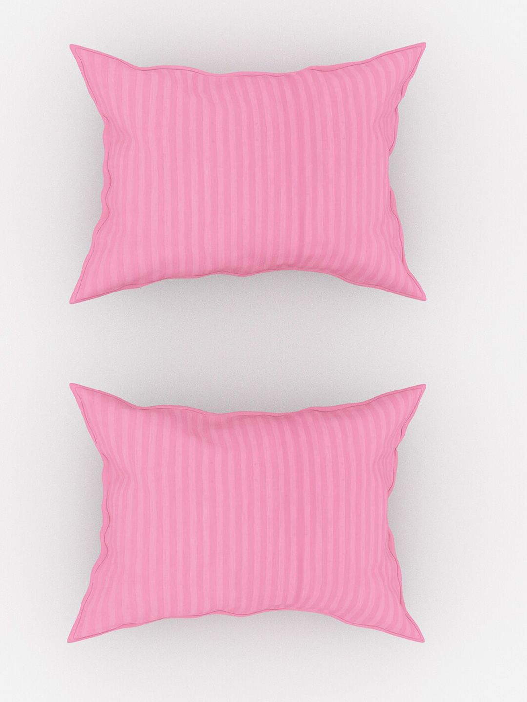 TEAL BY CHUMBAK Pink Printed 210 TC Queen Bedsheet with 2 Pillow Covers