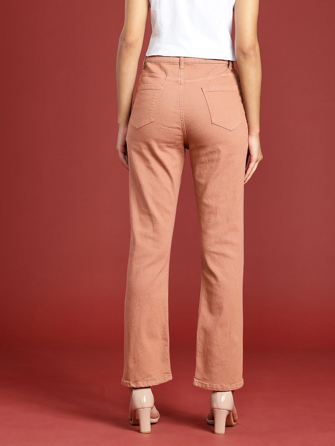 all about you Women Straight Fit High-Rise Stretchable Jeans