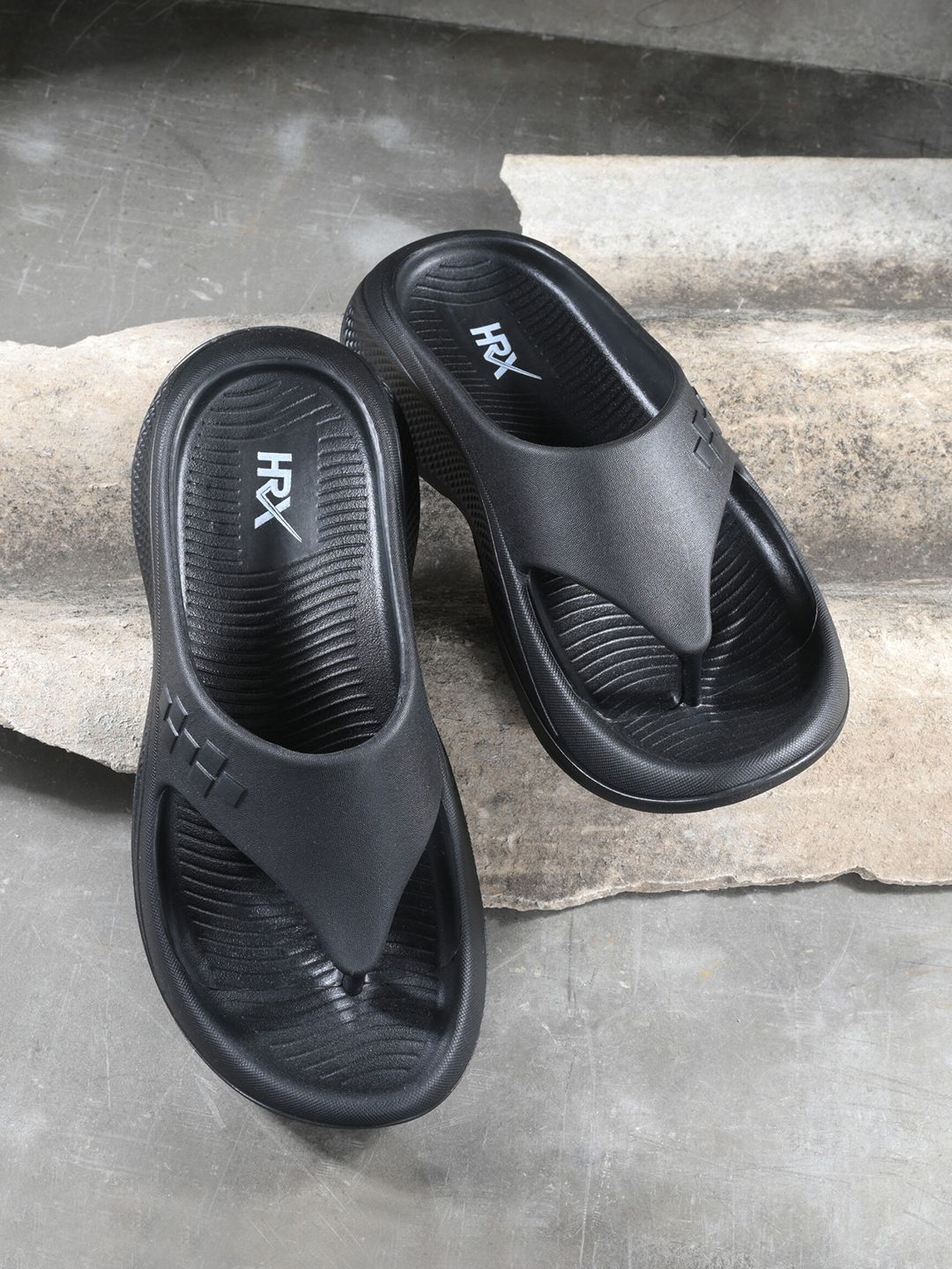 HRX by Hrithik Roshan Men Rubber Thong Flip-Flops