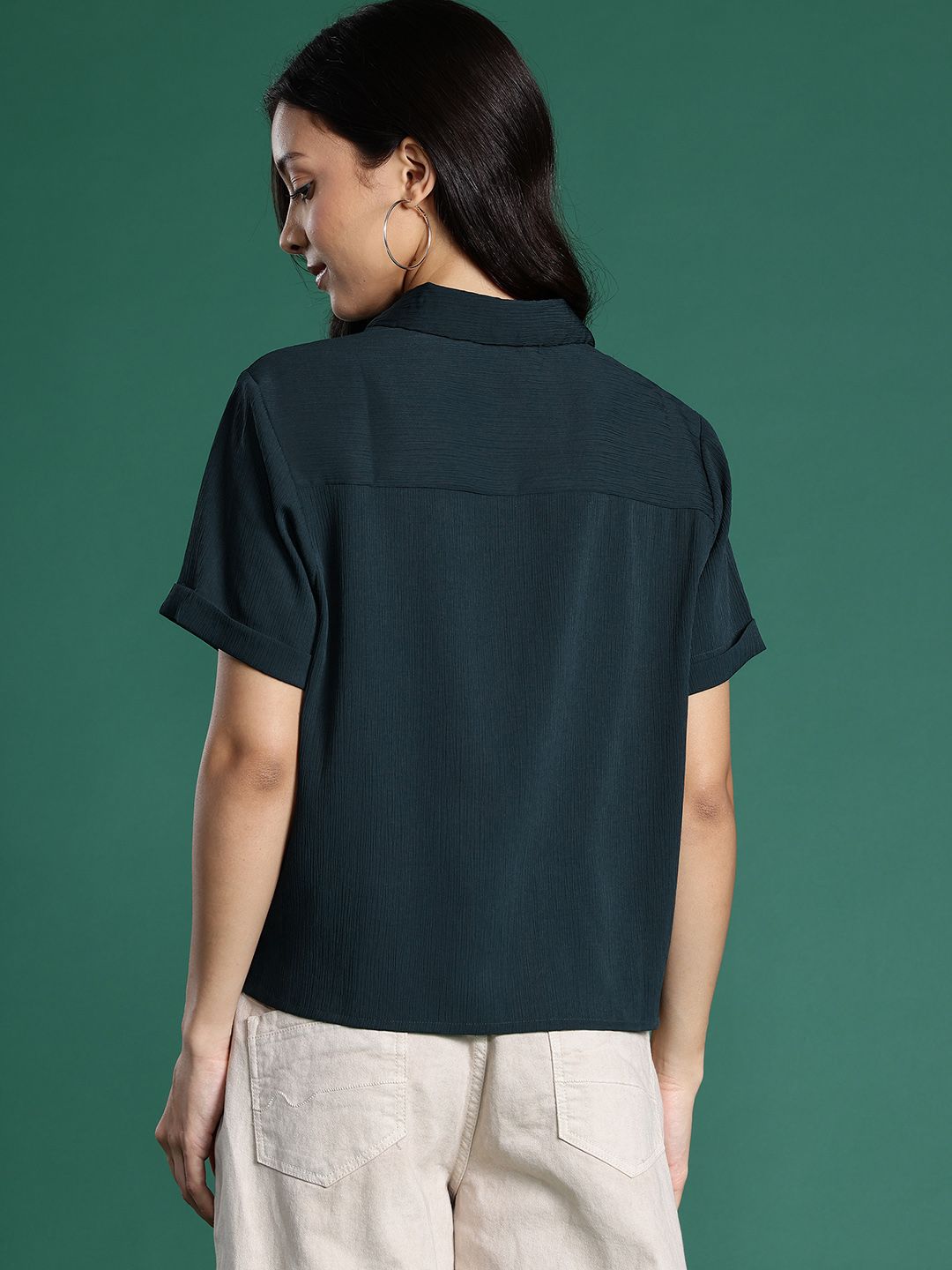 DressBerry Textured Casual Shirt