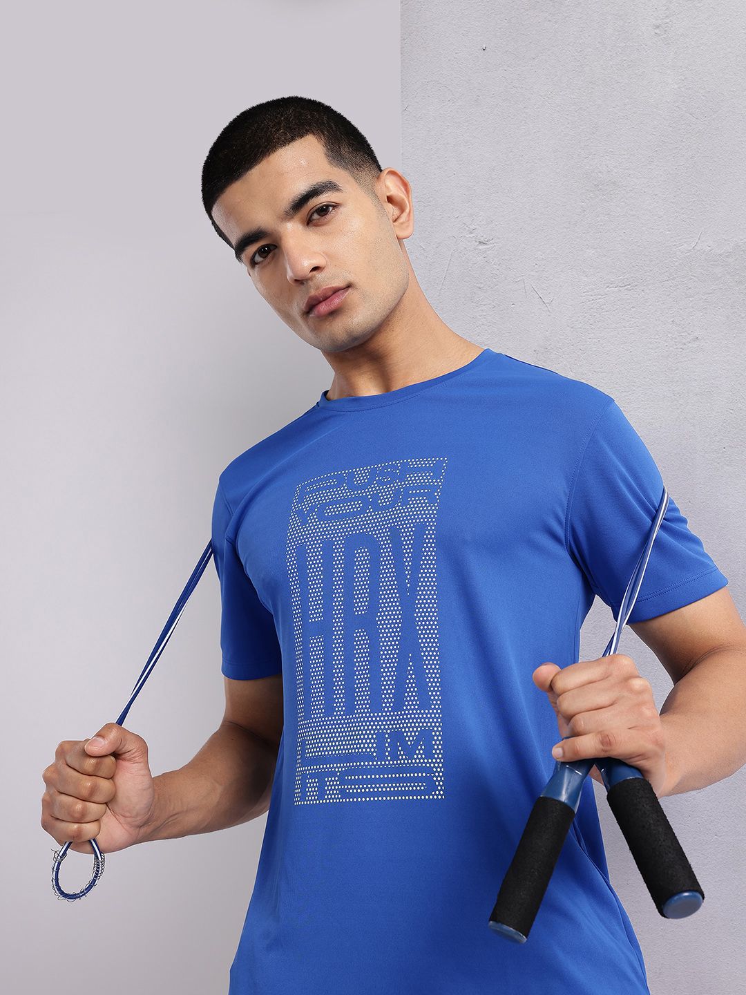 HRX by Hrithik Roshan Brand Logo Printed Training T-shirt