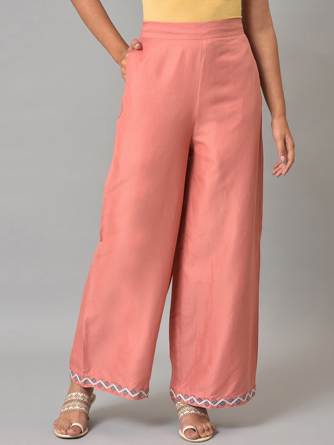 W Women Straight Fit Palazzos