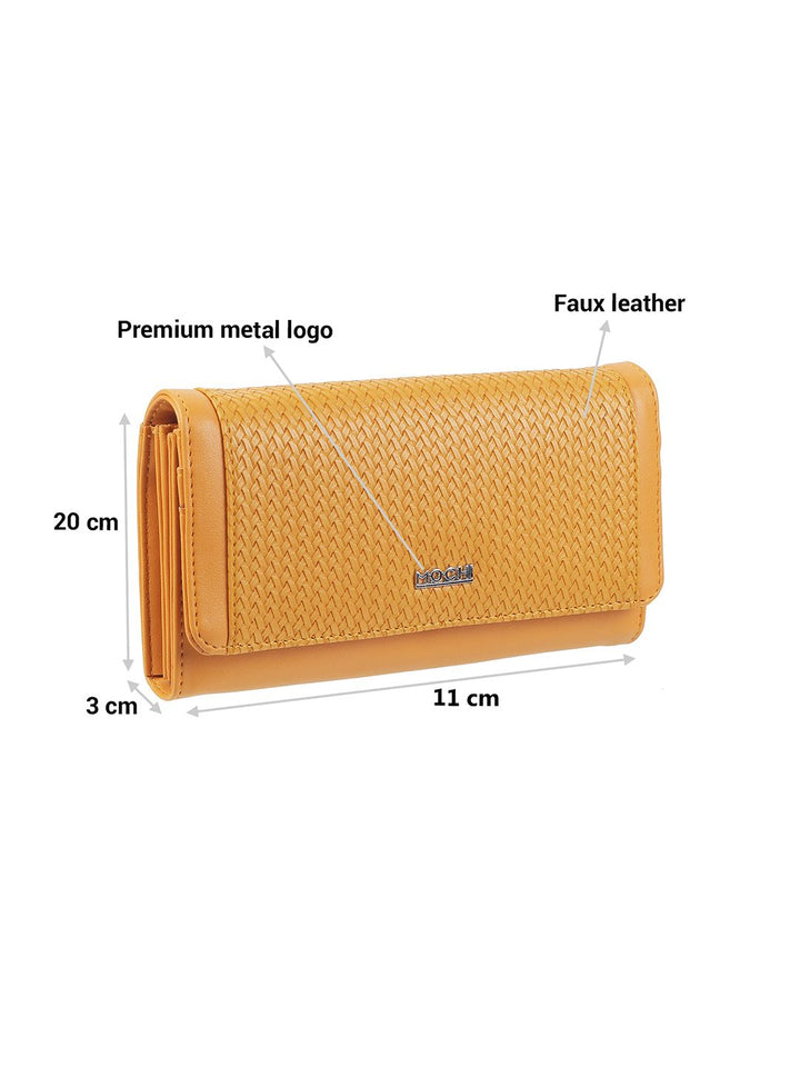 Mochi Textured Two Fold Wallet