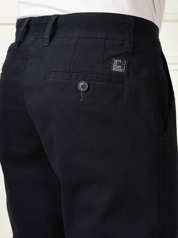 Thomas Scott Men Smart Straight Fit Mid-Rise Easy Wash Chinos