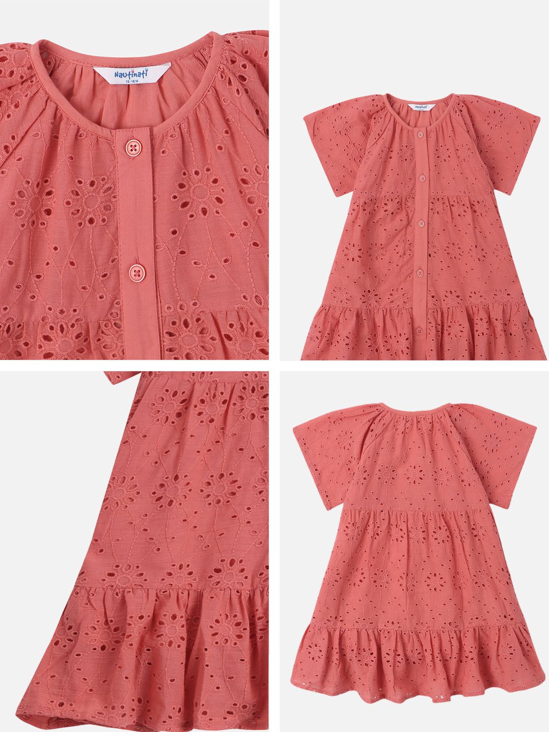 Nauti Nati Cape Sleeve Shirt Dress