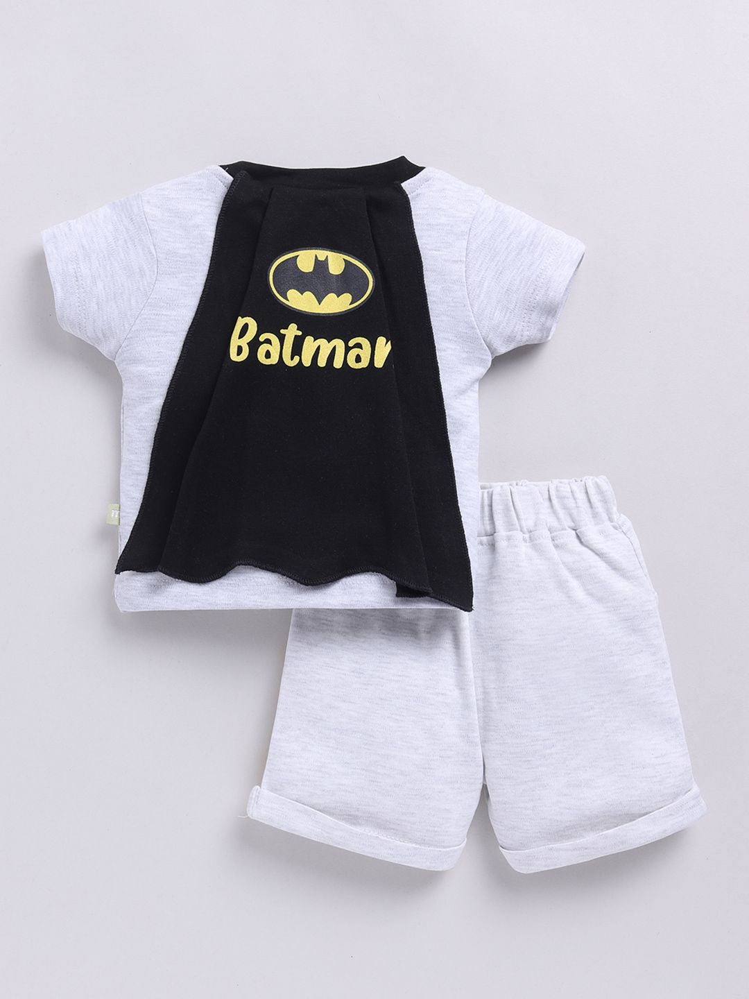Moms Love Infant Boys Printed Pure Cotton Batman Clothing Set