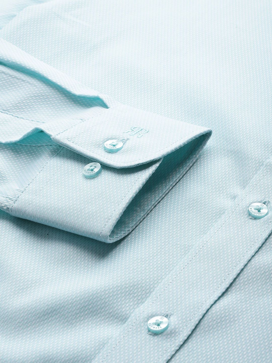 Raymond Pure Cotton Textured Slim Fit Formal Shirt
