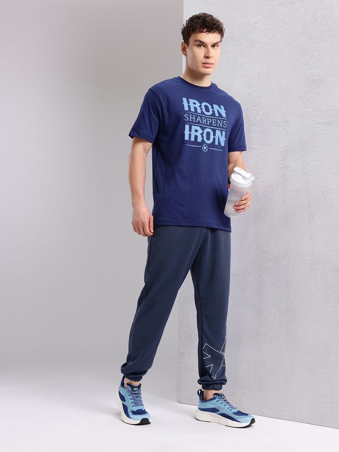 HRX by Hrithik Roshan Men Typography Printed Training T-shirt
