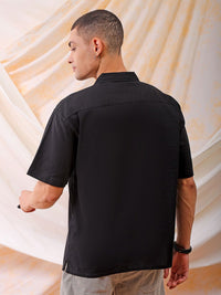 The Indian Garage Co Men Relaxed Fit Embroidery Resortwear Shirt