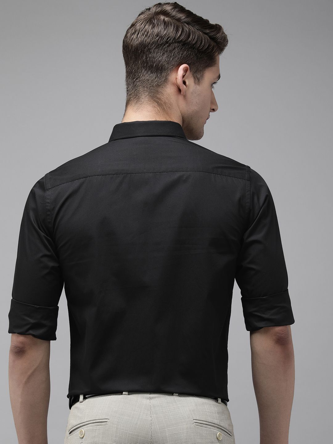 Park Avenue Pure Cotton Slim Fit Baju Formal Legap