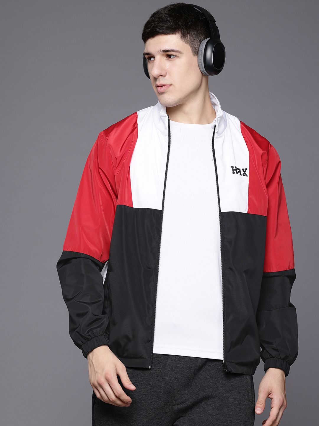HRX by Hrithik Roshan Colourblocked Lifestyle Jacket