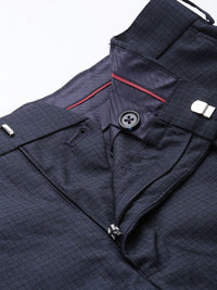 Raymond Men Checked Slim Fit Formal Trousers