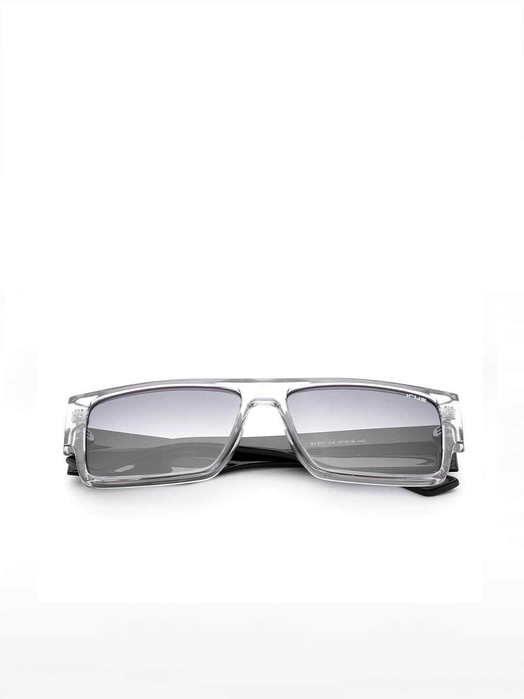 IRUS by IDEE Men Rectangle Sunglasses with UV Protected Lens IRS1311C4SG