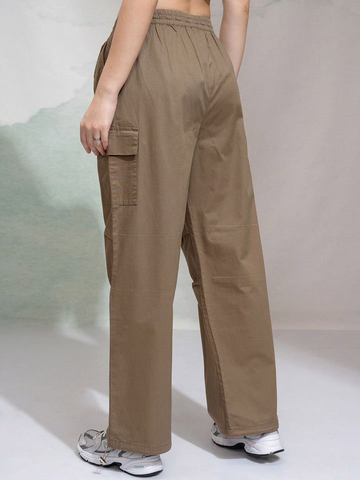 Street By Tokyo Talkies Women Mid Rise Straight Fit Trouser