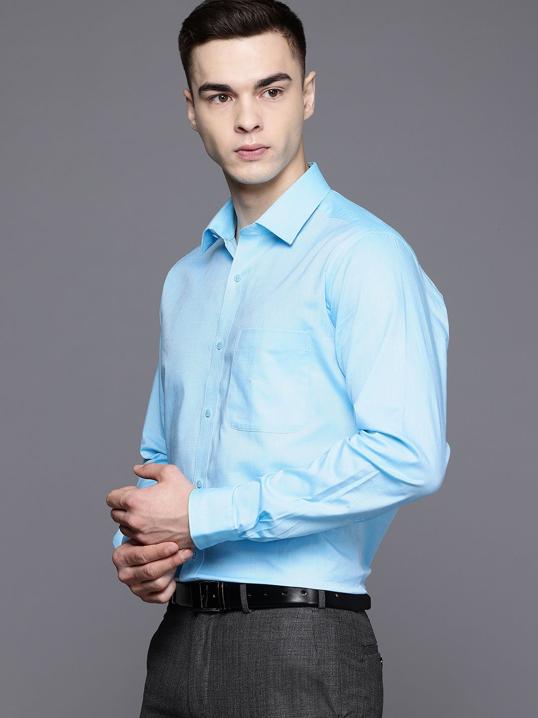 Raymond Pure Cotton Slim Fit Formal Shirt