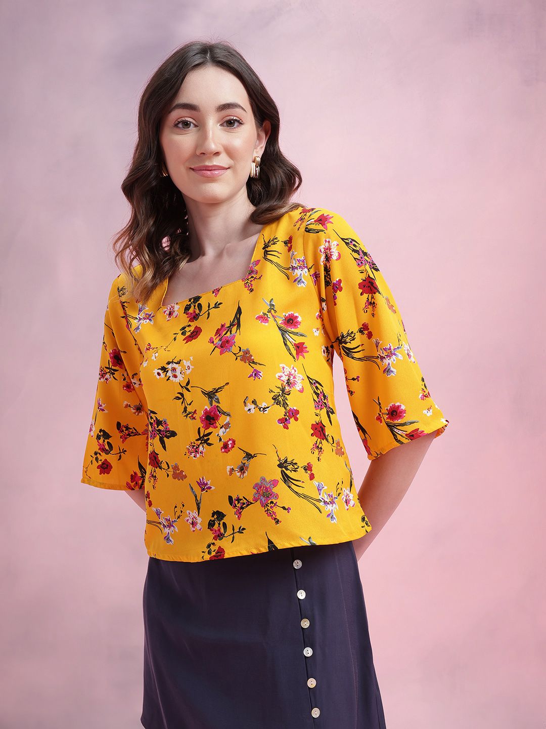 DressBerry Floral Print Top