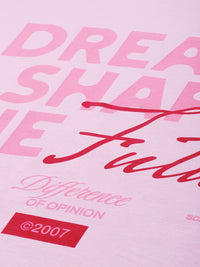 Difference Of Opinion Women Short Sleeve Oversized Printed Tshirt