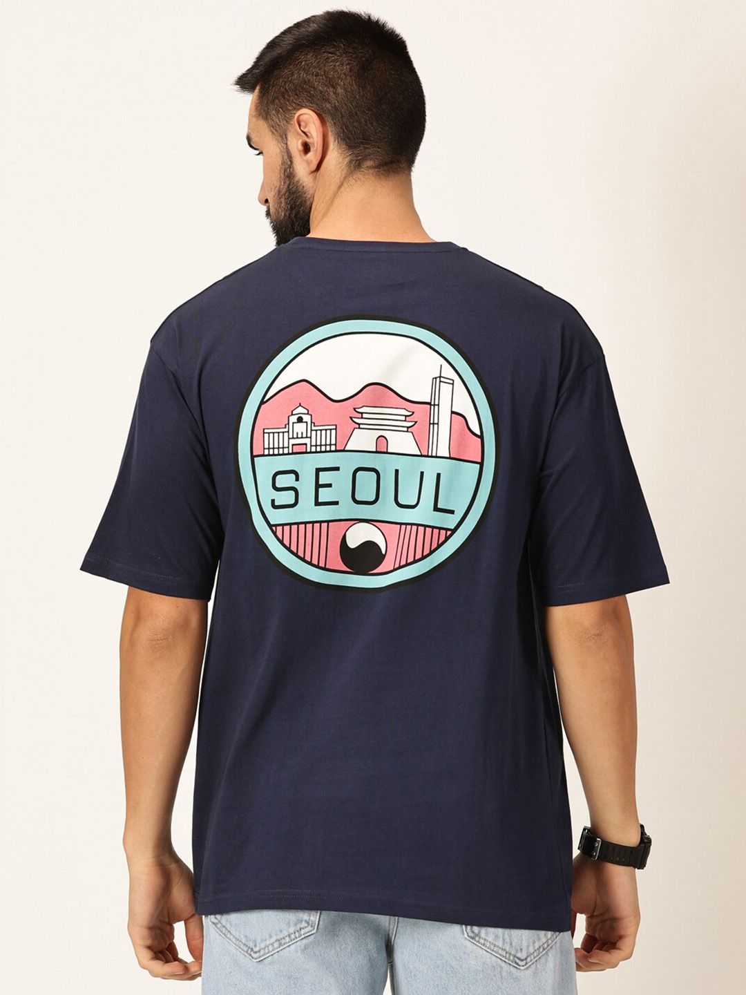 Thomas Scott Round Neck Typography Bio Finish Pure Cotton T-shirt