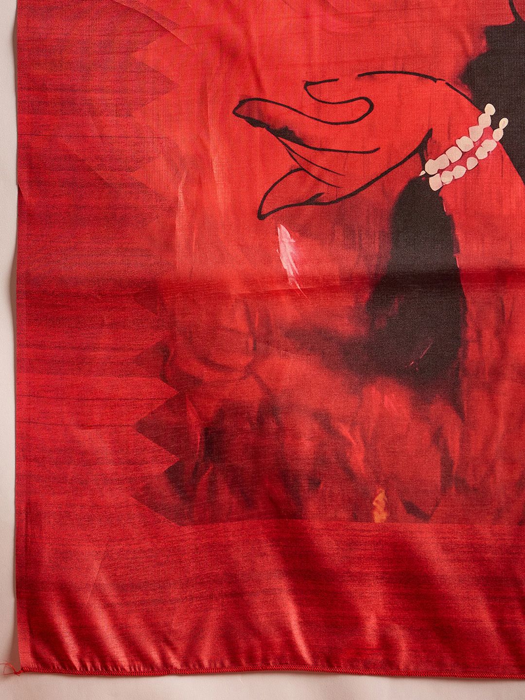 Saree mall Ethnic Printed Durga Puja Saree