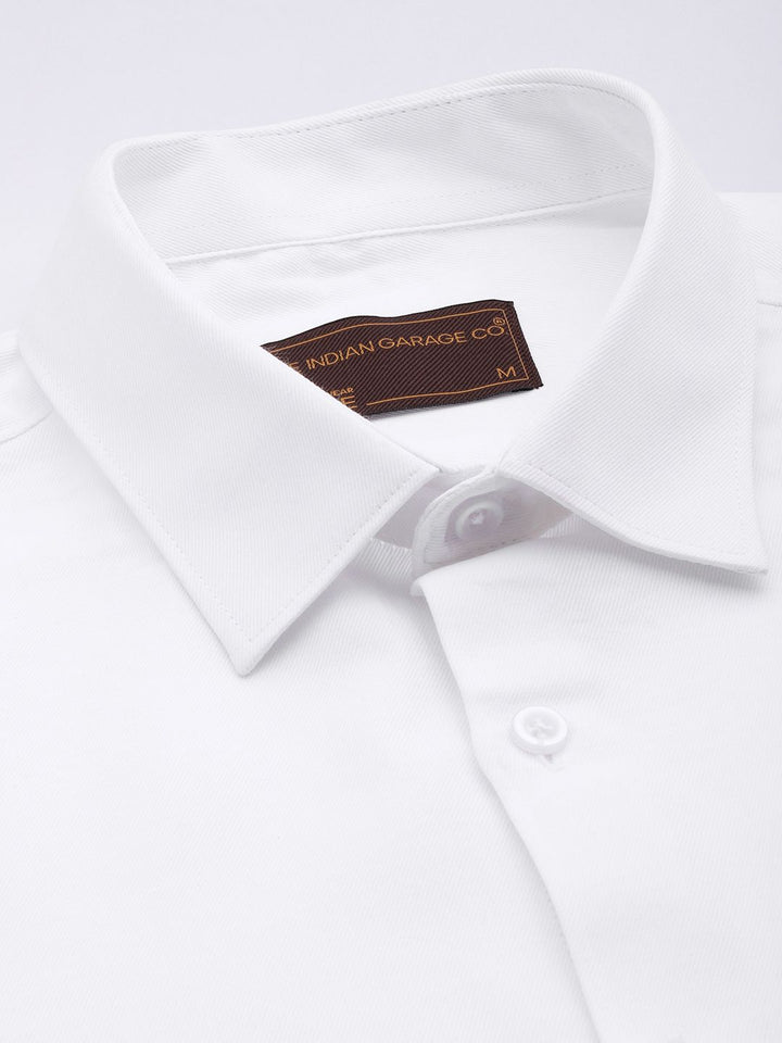 The Indian Garage Co. X Luxe Men Slim Fit Opaque Formal Shirt