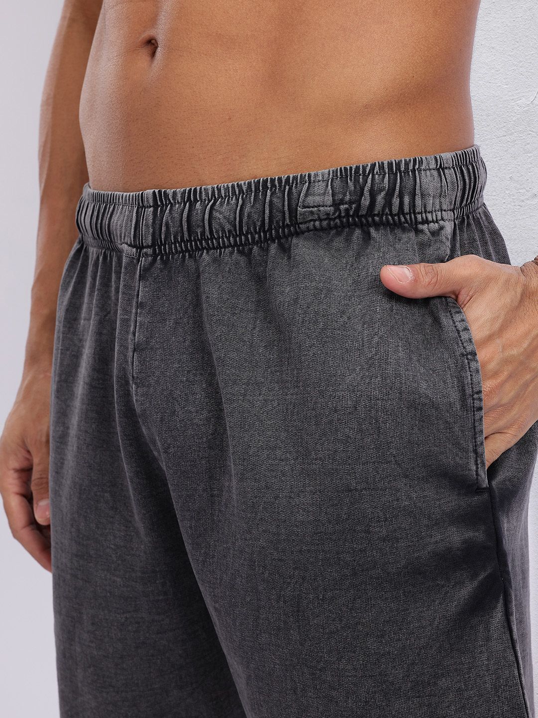 HRX by Hrithik Roshan Men Pure Cotton Washed Effect Training Shorts