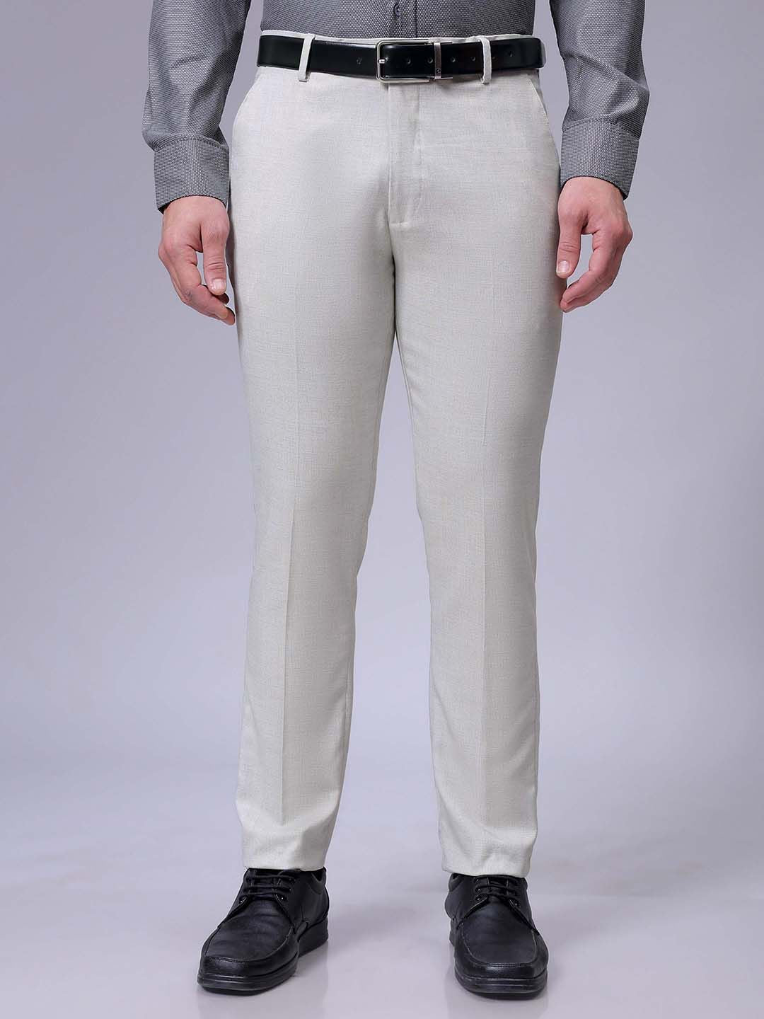 The Indian Garage Co. X Luxe Men Slim Fit Formal Trousers