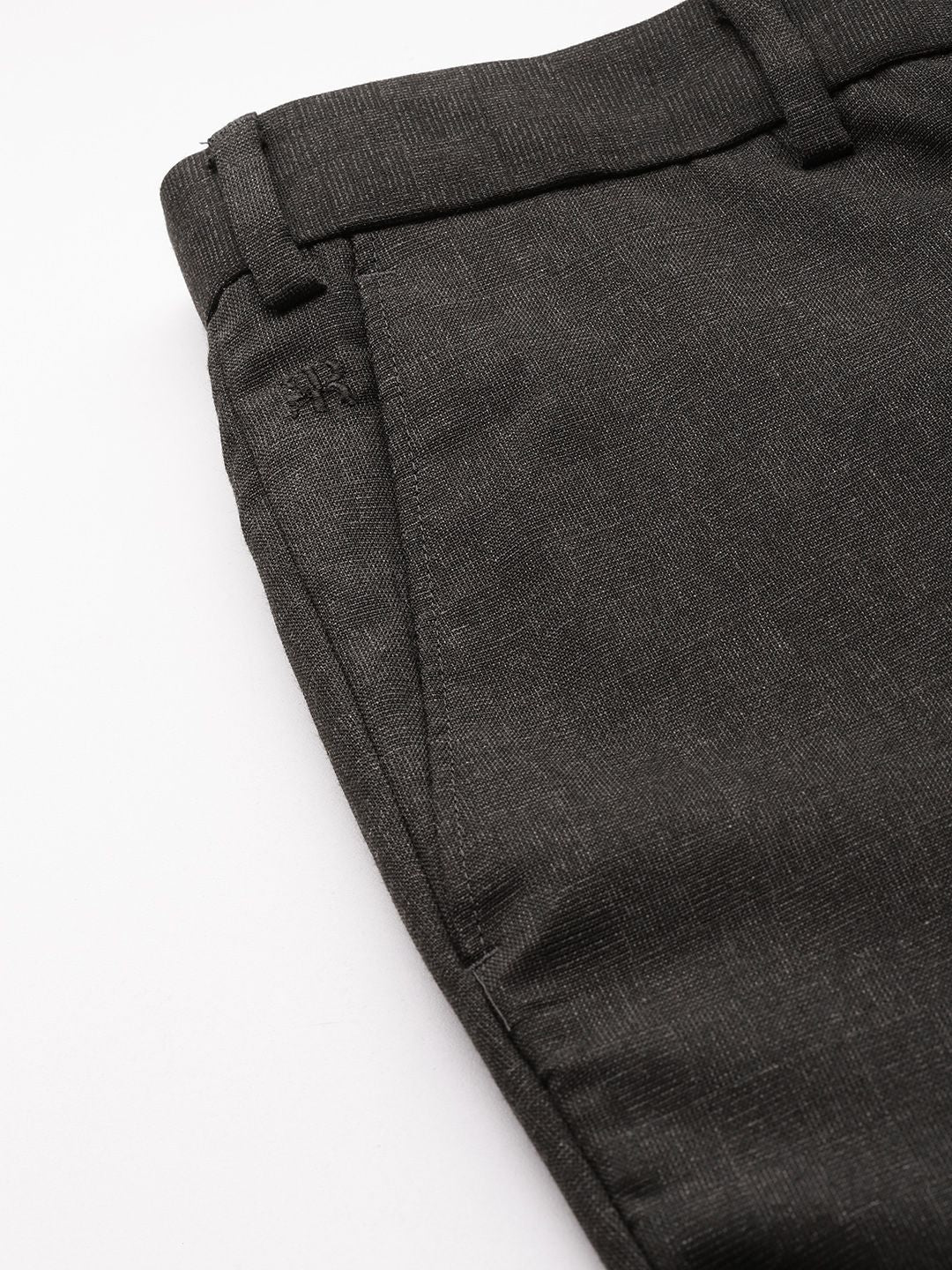 Raymond Men Checked Slim Fit Trousers