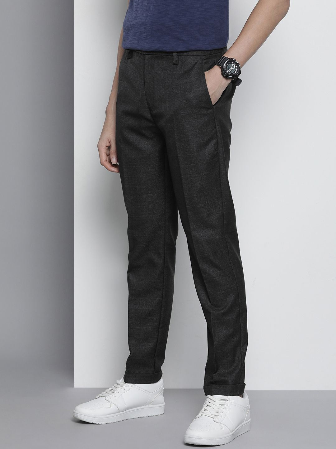 The Indian Garage Co Regular Fit Chinos Trousers
