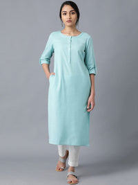 W Women Straight Cotton Kurta
