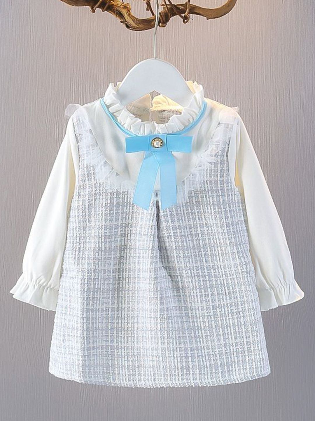 YK Girls Cotton A-Line Dress