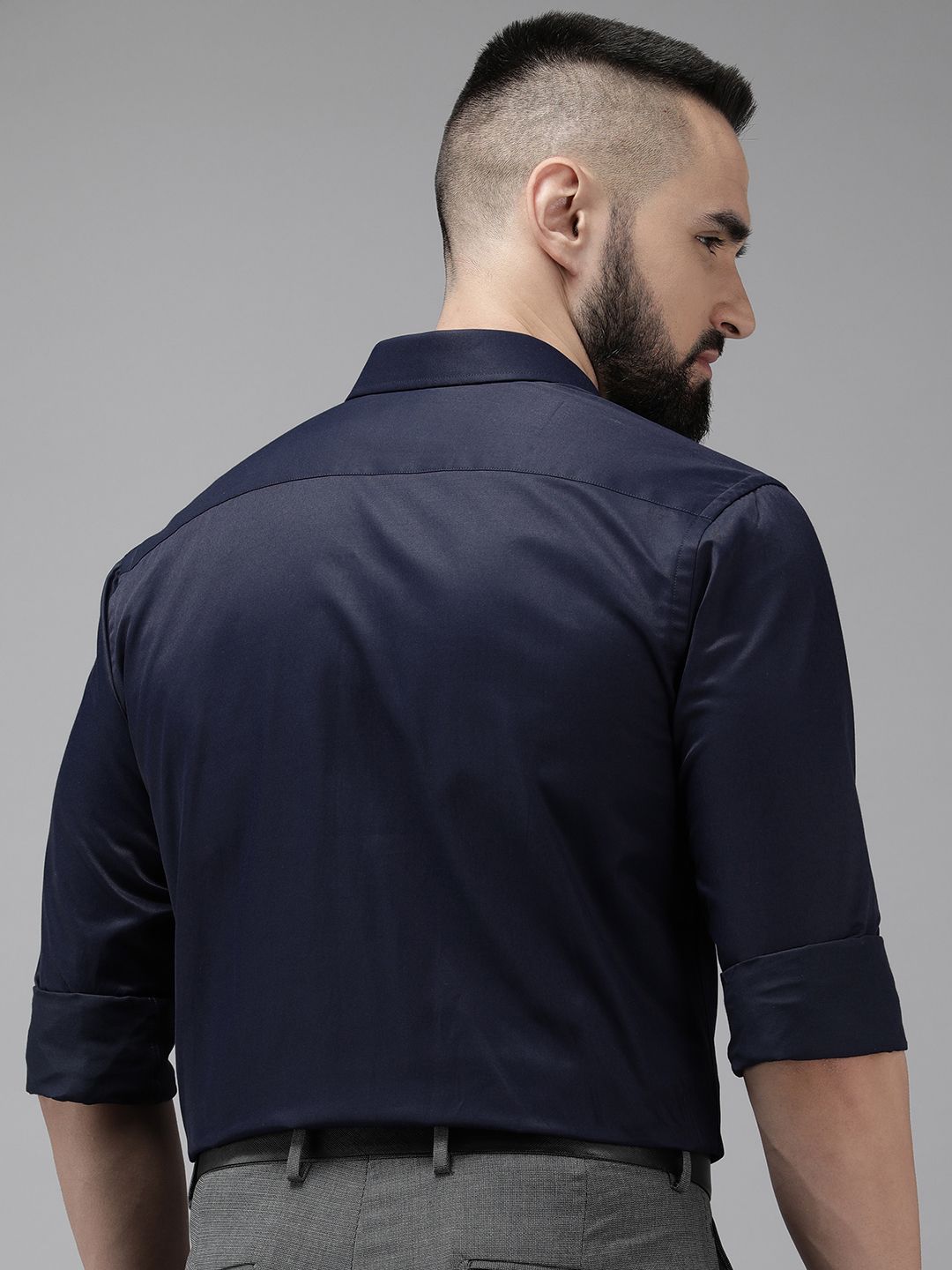 Park Avenue Solid Slim Fit Formal Shirt